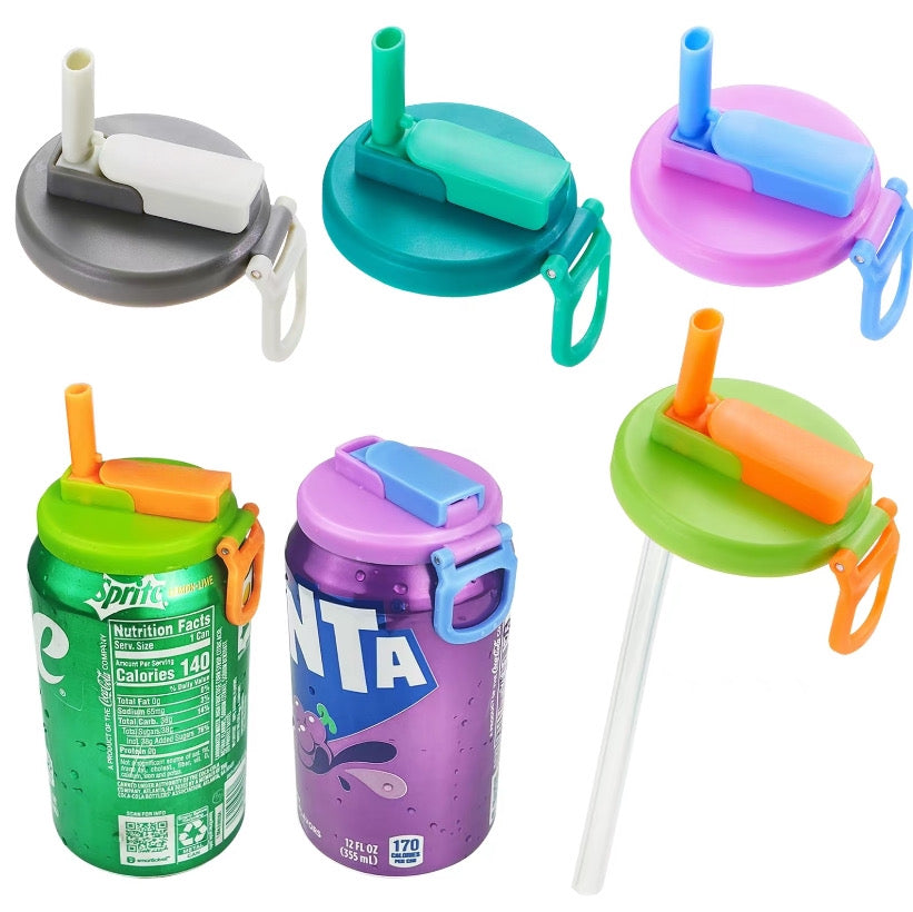 Selara™ – Leak-Resistant Soda Lids with Straws