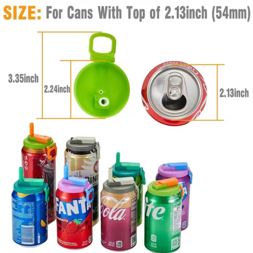 Selara™ – Leak-Resistant Soda Lids with Straws